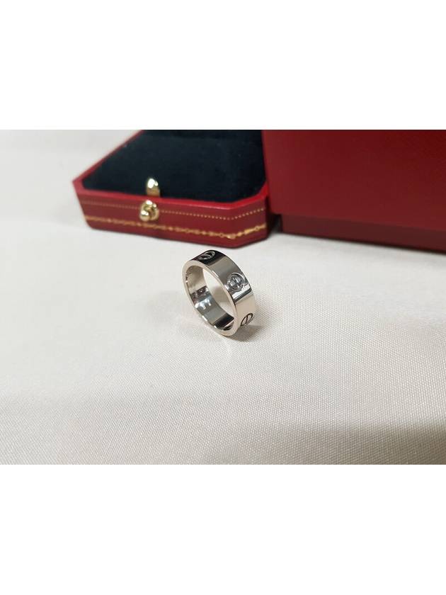 White gold 18K love ring No 56 thick - CARTIER - BALAAN 1