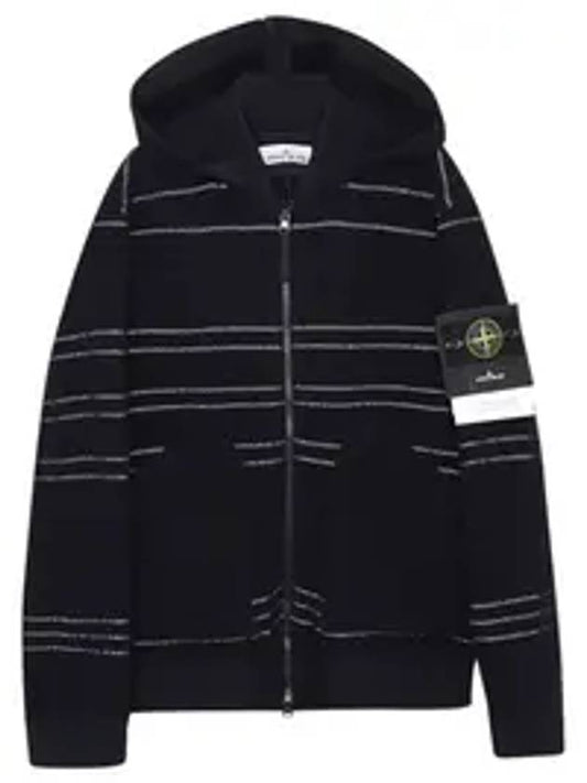 Men's Wappen Patch Zip-up Jacket Navy - STONE ISLAND - BALAAN 2