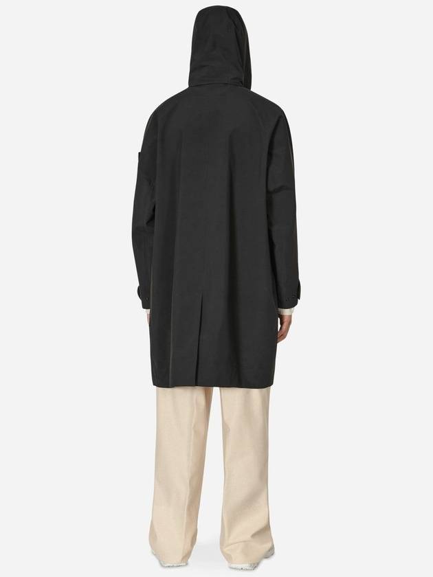 Shadow Gore-Tex Long Single Coat Black - STONE ISLAND - BALAAN 4