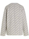 wool over logo pattern cardigan Grey - BALENCIAGA - BALAAN 4