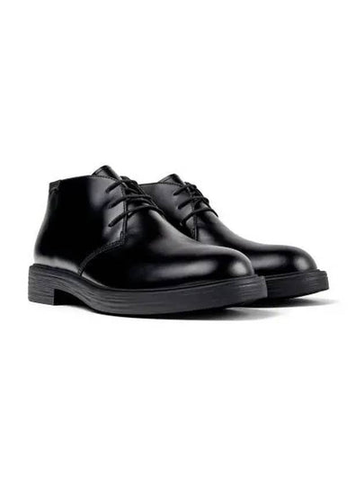 Dean Lace-Up Leather Ankle Boots Black - CAMPER - BALAAN 2