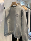 CD Icon Cotton Sweatshirt Grey - DIOR - BALAAN 5