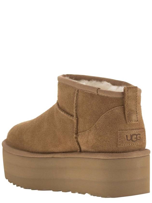 Classic Ultra Mini Platform Winter Boots Chestnut - UGG - BALAAN 4