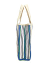 Darwen Striped Small Nylon Tote Bag Blue - ISABEL MARANT - BALAAN 3