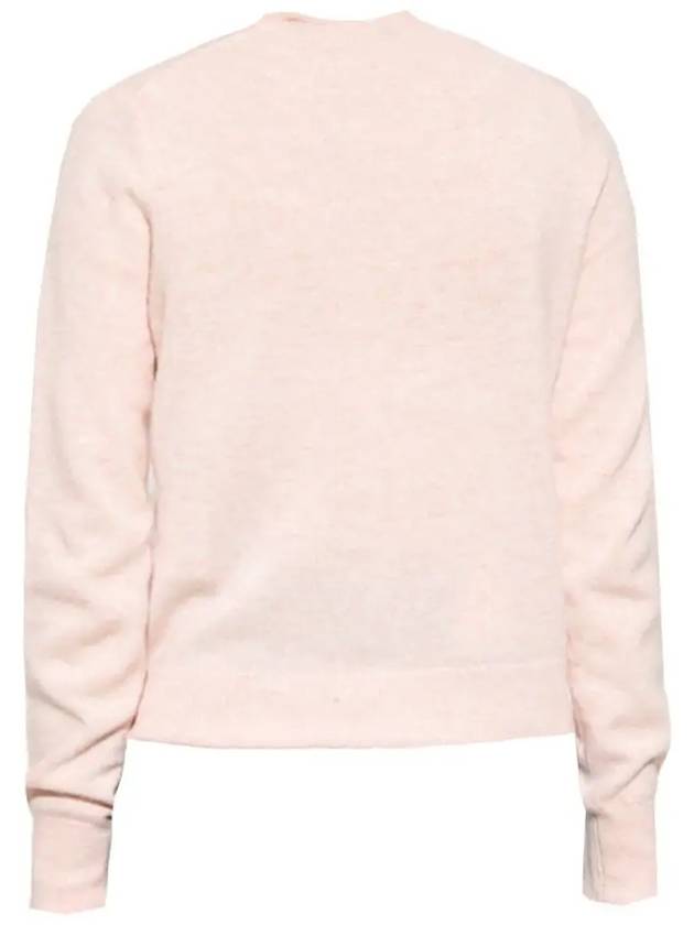 Face Patch Crop Cardigan Pink - ACNE STUDIOS - BALAAN 4