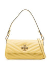 Kira Chevron Pendant Small Flap Shoulder Bag Vintage Lemon - TORY BURCH - BALAAN 1