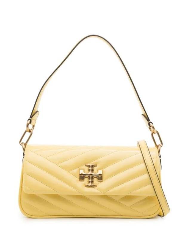 Kira Chevron Pendant Small Flap Shoulder Bag Vintage Lemon - TORY BURCH - BALAAN 1