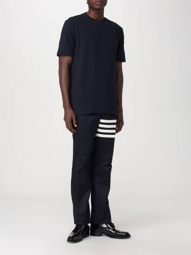 T-shirt Thom Browne in cotone piquet - THOM BROWNE - BALAAN 2