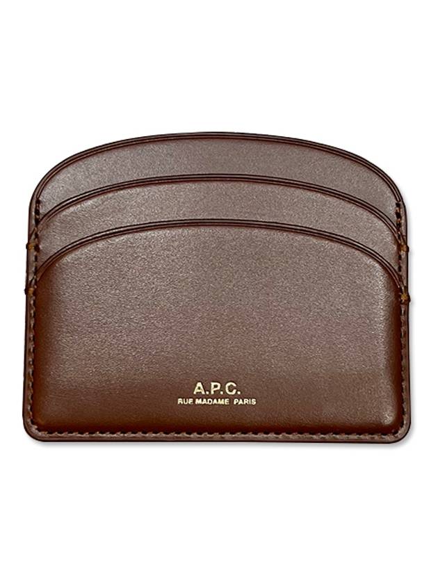 Demi Lune Card Wallet Brown - A.P.C. - BALAAN 2