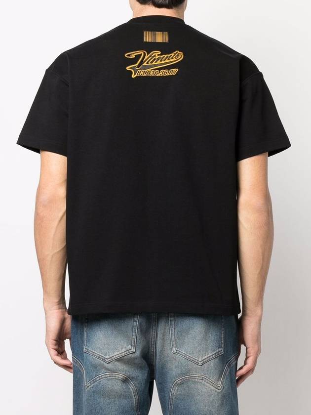 Barcode Logo Printing Short Sleeve T-Shirt Black - VETEMENTS - BALAAN 10