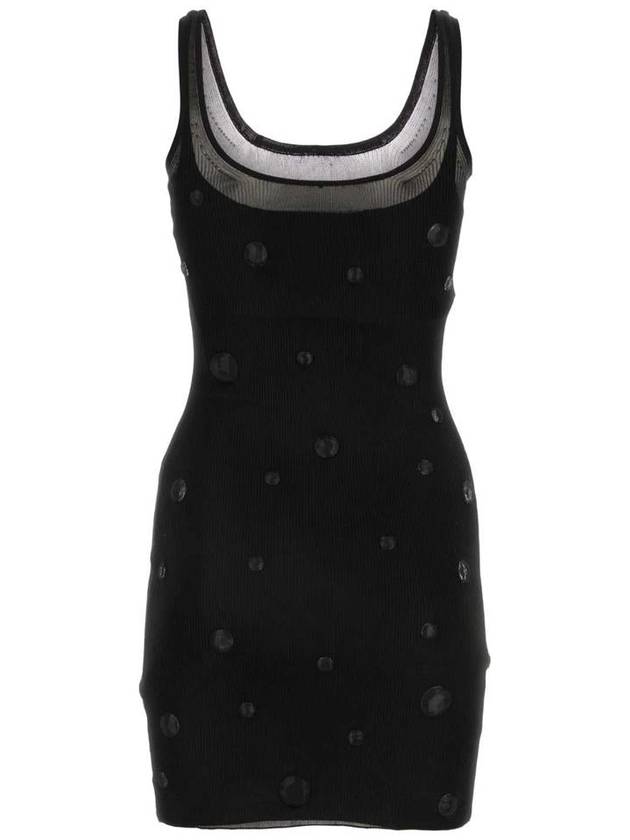 midi dress 1KC2246021 001 BLACK - ALEXANDER WANG - BALAAN 3