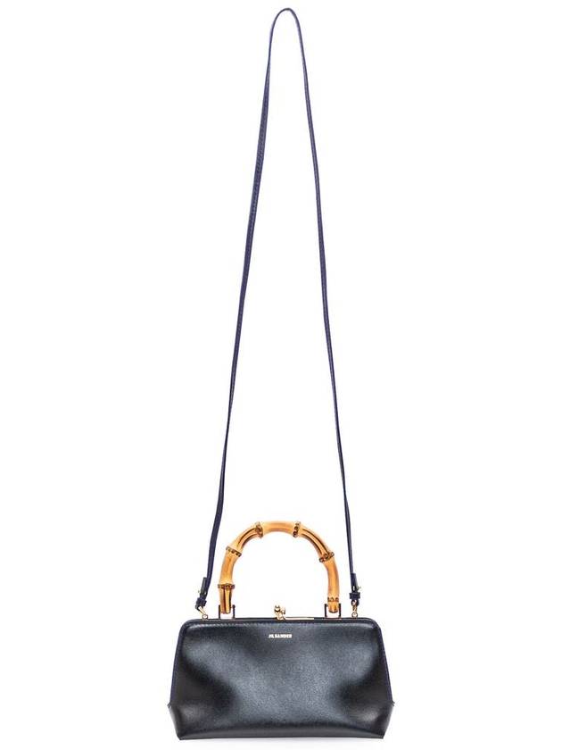 Goji Bamboo Mini Tote Bag Black - JIL SANDER - BALAAN 5