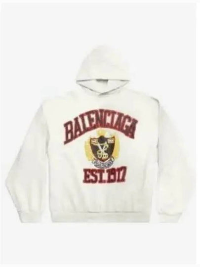 DIY College Medium Fit Hoodie White - BALENCIAGA - BALAAN 2