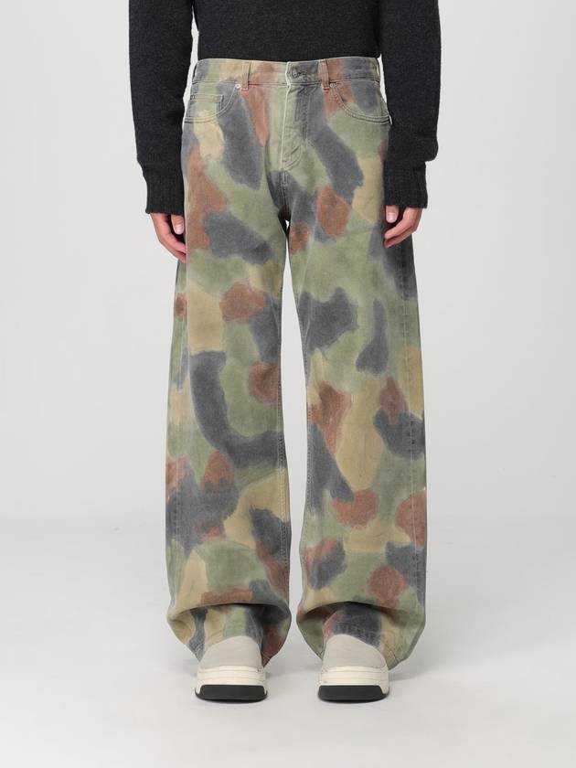 Jeans Palm Angels in denim stampa camouflage - PALM ANGELS - BALAAN 1