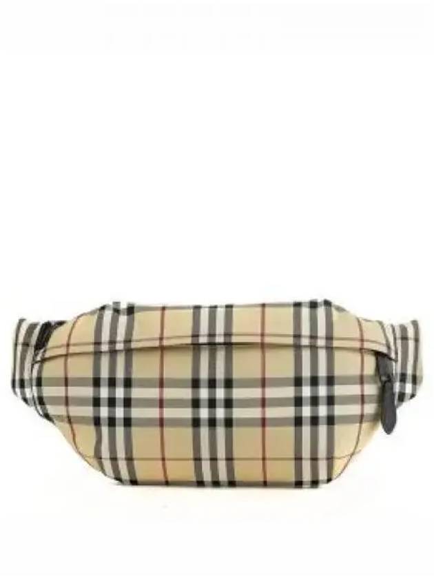 Vintage Check Nylon Belt Bag Beige - BURBERRY - BALAAN 2