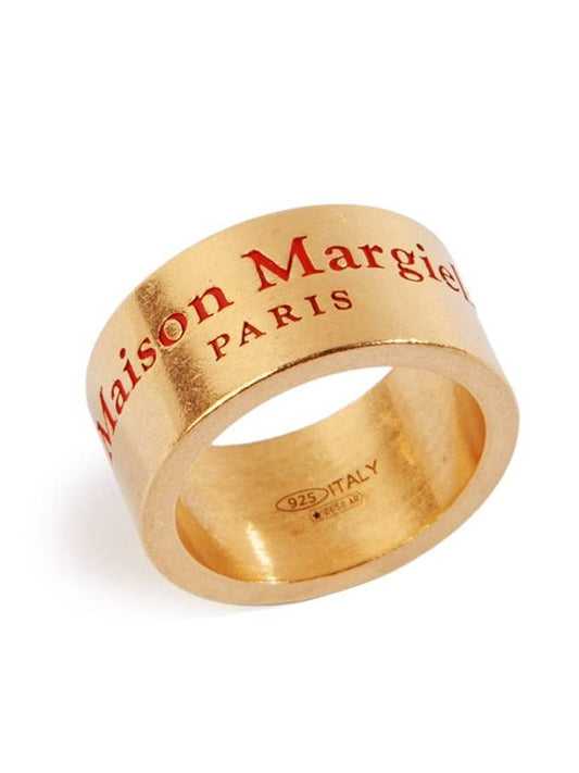 Engraved Logo Ring Gold - MAISON MARGIELA - BALAAN 2