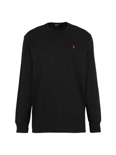 Embroidery Pony Classic Long Sleeve T-Shirt Black - POLO RALPH LAUREN - BALAAN 1