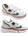 Sony Buckle Strap Low-Top Sneakers White Jungle Green - CHLOE - BALAAN 2