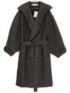 CO0267 PG1393 599 Women s Hooded Long Trench Coat - JW ANDERSON - BALAAN 1