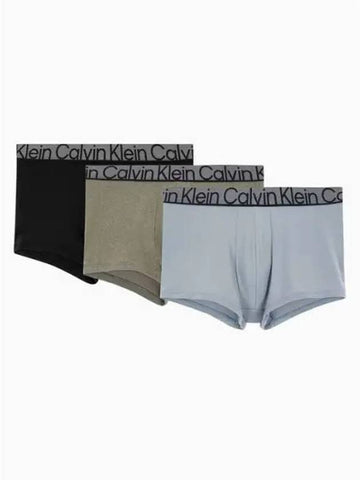 Underwear Men s Graphite Low Rise Trunks 3PK NP2686OP2G - CALVIN KLEIN - BALAAN 1