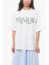 Daisy Logo Short Sleeve T-Shirt White - MARNI - BALAAN 2