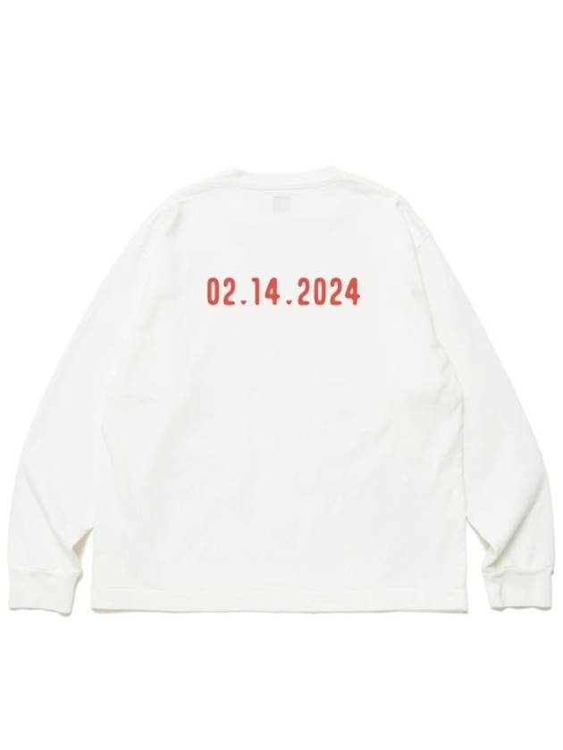 Valentine's Day Daily Red Long Sleeve TShirt 20240214 HM27CS0214 - HUMAN MADE - BALAAN 2