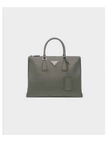 Saffiano leather tote bag shoulder bag marble gray 239464 - PRADA - BALAAN 1