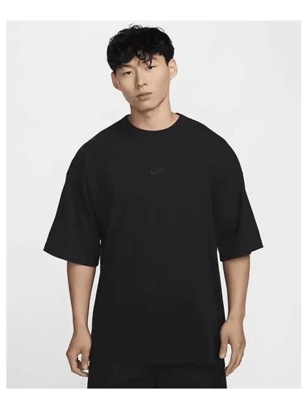 Sportswear Premium Essential Oversized Short Sleeve T-Shirt Black - NIKE - BALAAN 2