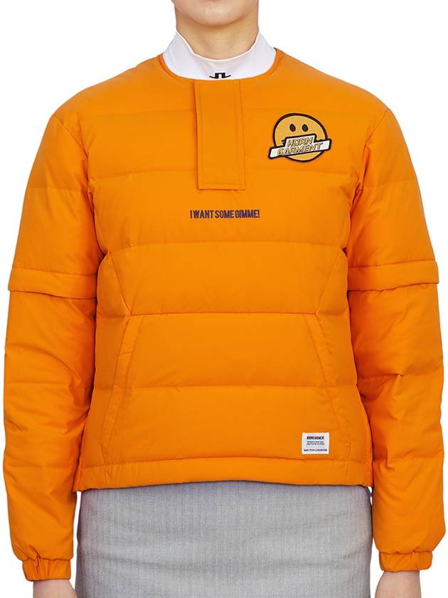 Gimme Detachable Down Jacket Orange - HORN GARMENT - BALAAN 2