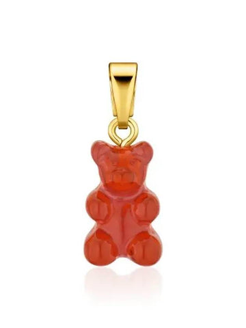 NOSTALGIA BEAR JELLY RED CLASSIC CONNECTOR WOMEN'S CHARM - CRYSTAL HAZE - BALAAN 1