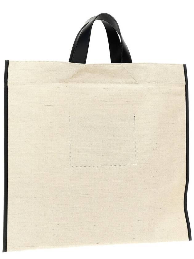 24FW Tote Bag J07WD0105P7060280 White Black - JIL SANDER - BALAAN 3