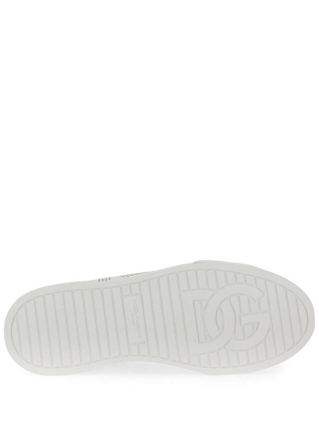 Portofino Calfskin Low Top Sneakers White - DOLCE&GABBANA - BALAAN 7