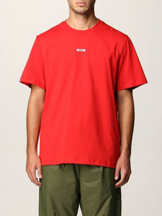 Micro logo short sleeve t-shirt 2000MM500 200002 18 - MSGM - BALAAN 1