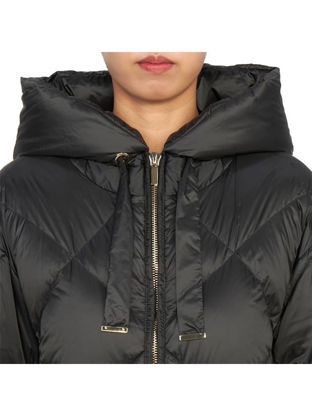 Trefe Hooded Long Padding Black - MAX MARA - BALAAN 7