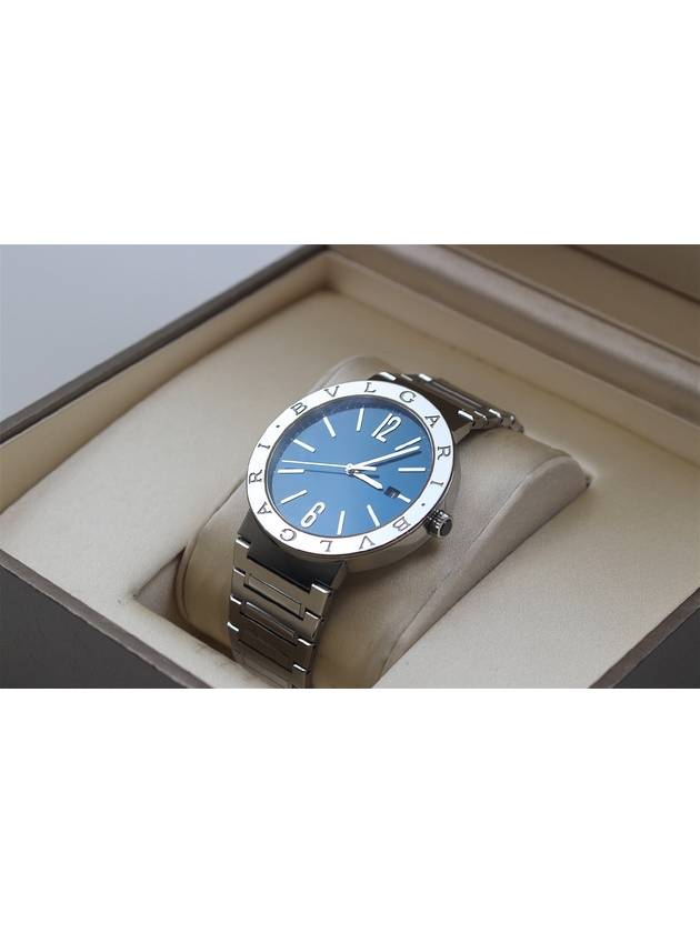 New see through back watch blue plate automatic 41MM 103720 - BVLGARI - BALAAN 3