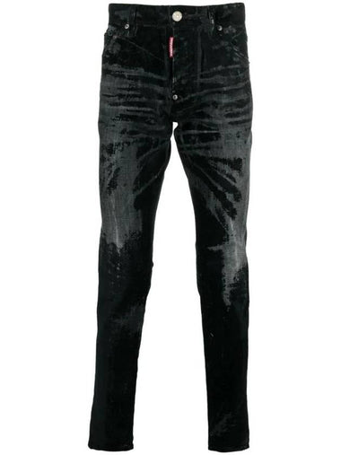 Distressed Mid-Rise Skinny Jeans S71LB1260S30357 - DSQUARED2 - BALAAN 1