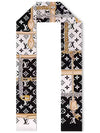 Monogram Confidential Scarf Black - LOUIS VUITTON - BALAAN 5