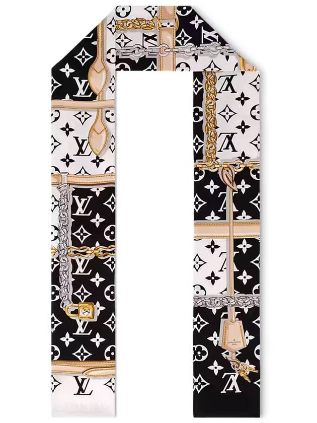 Monogram Confidential Scarf Black - LOUIS VUITTON - BALAAN 5