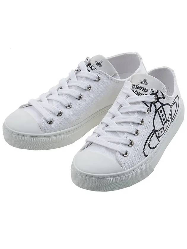 ORB Logo Low Top Sneakers White - VIVIENNE WESTWOOD - BALAAN 2