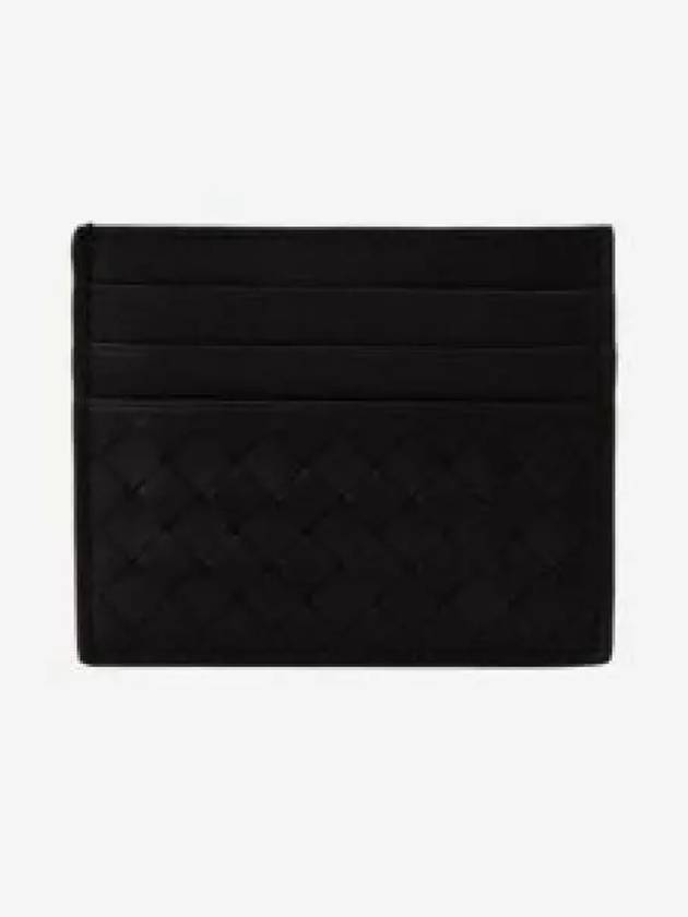 Intrecciato Classic Card Wallet Black - BOTTEGA VENETA - BALAAN 2