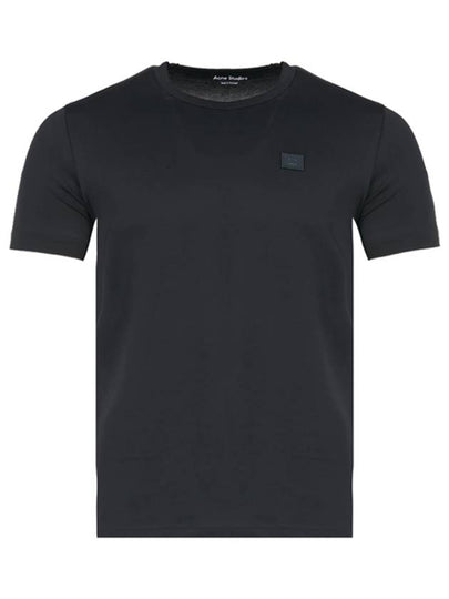 Face Patch Short Sleeve T-Shirt Black - ACNE STUDIOS - BALAAN 2