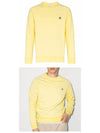 Fox Head Patch Classic Sweatshirt Light Yellow - MAISON KITSUNE - BALAAN 5