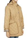 Diamond Quilted Nylon Jacket Archive Beige - BURBERRY - BALAAN 8