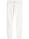 Alexandre Mattiussi Denim Straight Jeans White - AMI - BALAAN 2