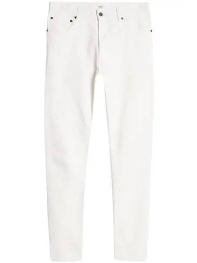 Alexandre Mattiussi Denim Straight Jeans White - AMI - BALAAN 2