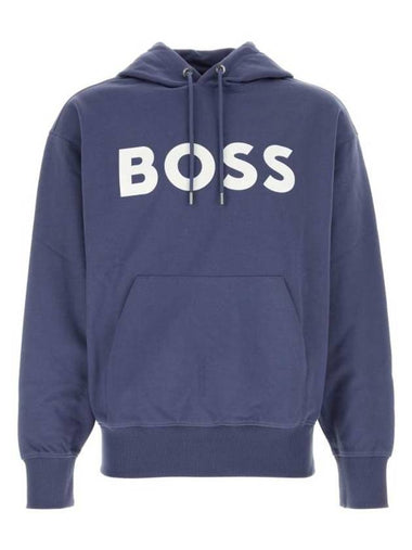 Sullivan Logo Hoodie Blue - HUGO BOSS - BALAAN 1