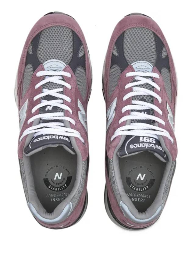 991 Made in UK Low Top Sneakers Pink Gray - NEW BALANCE - BALAAN 6