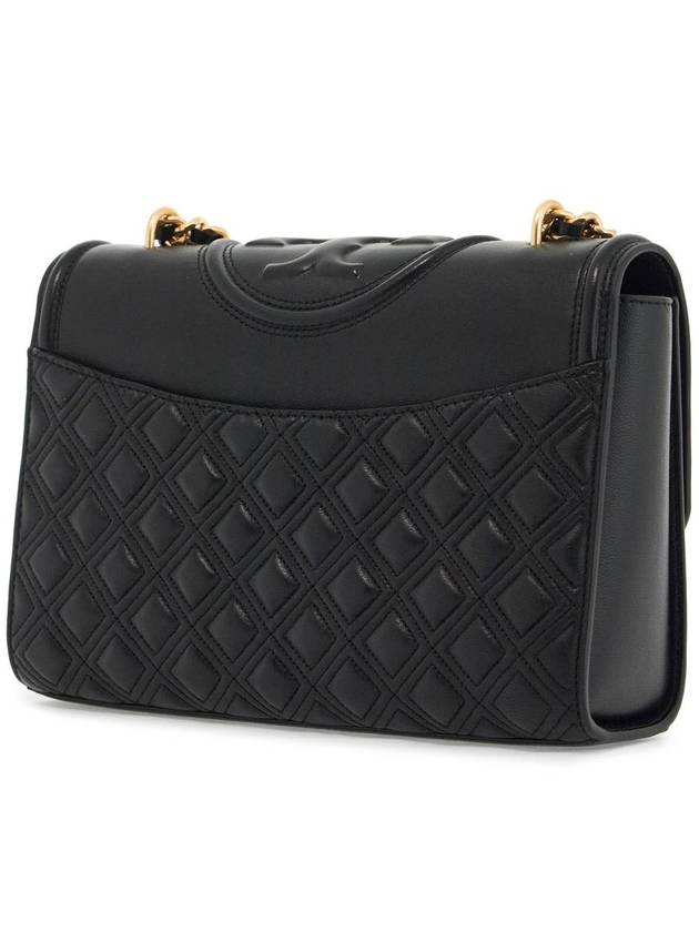 Fleming Convertible Shoulder Bag Black - TORY BURCH - BALAAN 3