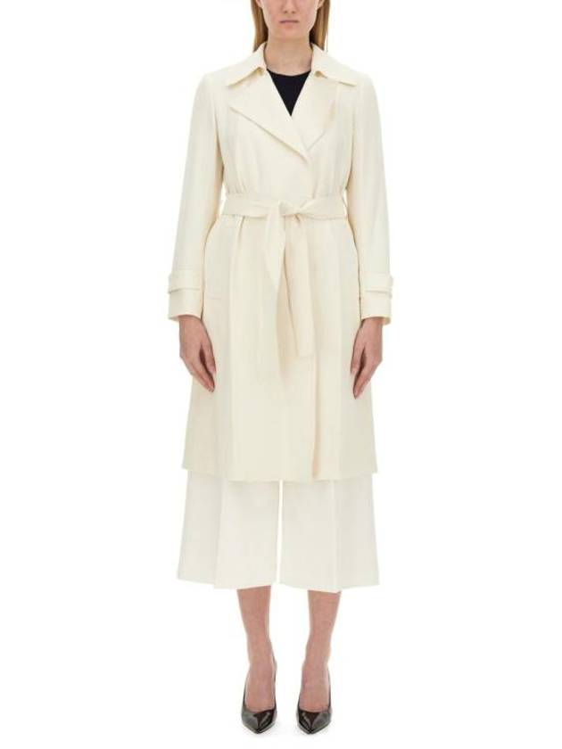 Oaklane Trench Coat Ivory - THEORY - BALAAN 2