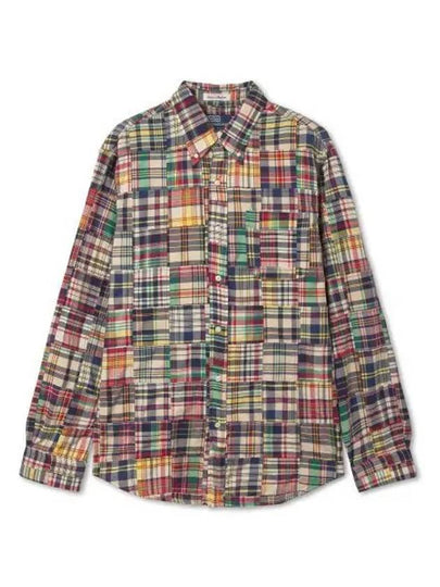 Classic Fit Patchwork Madras Shirt Multi - POLO RALPH LAUREN - BALAAN 1